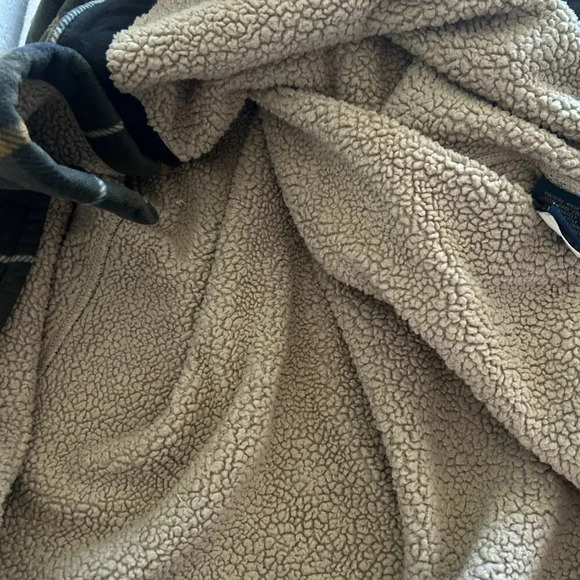 Freedom Foundry Vintage Plaid Flannel Sherpa Lined Shacket Shirt Jacket XXL - Picture 2 of 8